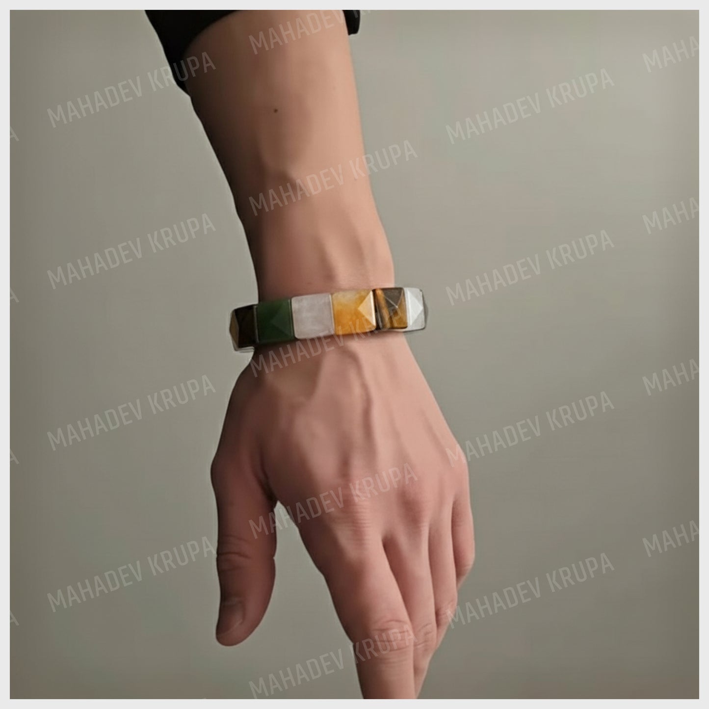 Cubical Money Magnet Bracelet – Wealth, Positivity & Divine Balance